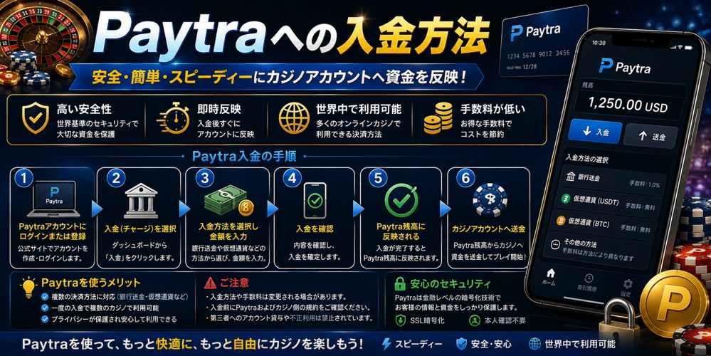 Paytraへの入金
